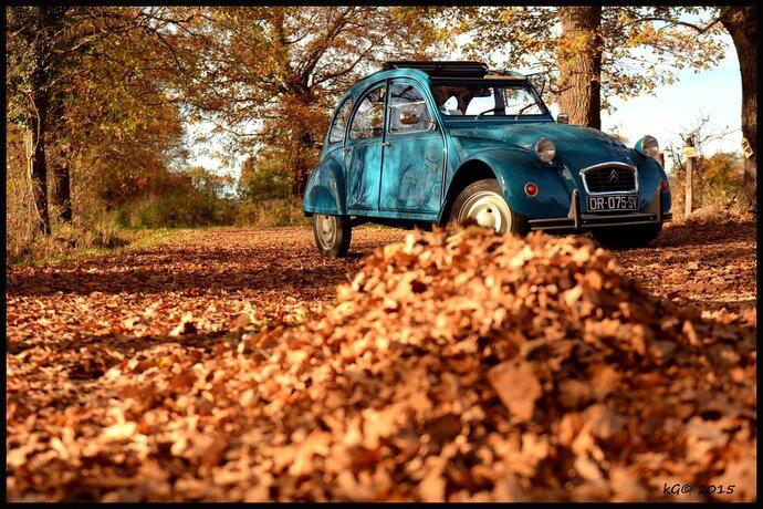 C'est l'automne en 2CV